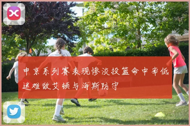 申京系列赛表现惨淡投篮命中率低迷难敌艾顿与海斯防守